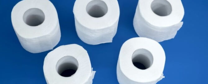 a group of rolls of toilet paper