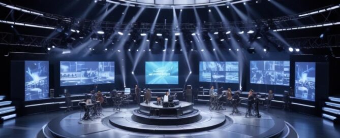 a group of people on a stage