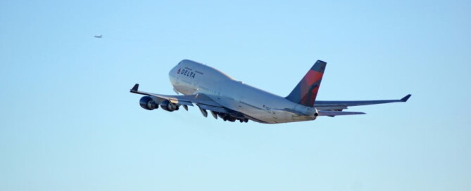 a plane flying in the sky