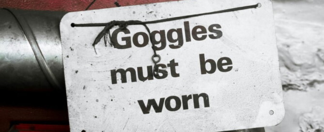 a sign from a wall